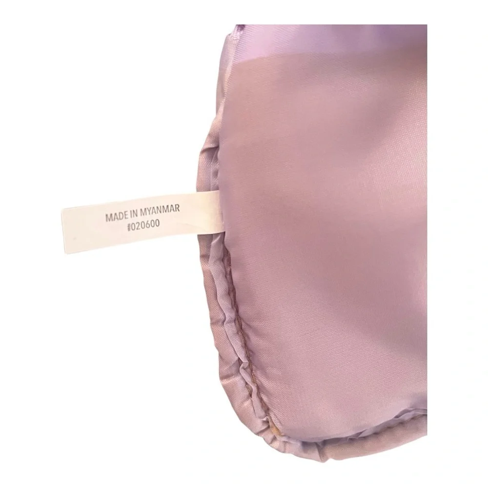 NWOT Ipsy Glam Bag tan faux fur makeup bag zipper 7 x 5